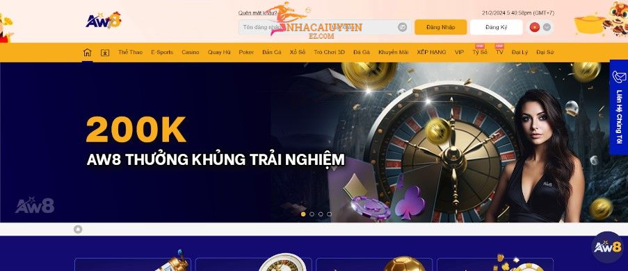 Giới thiệu nhà cái casino trực tuyến AW8
